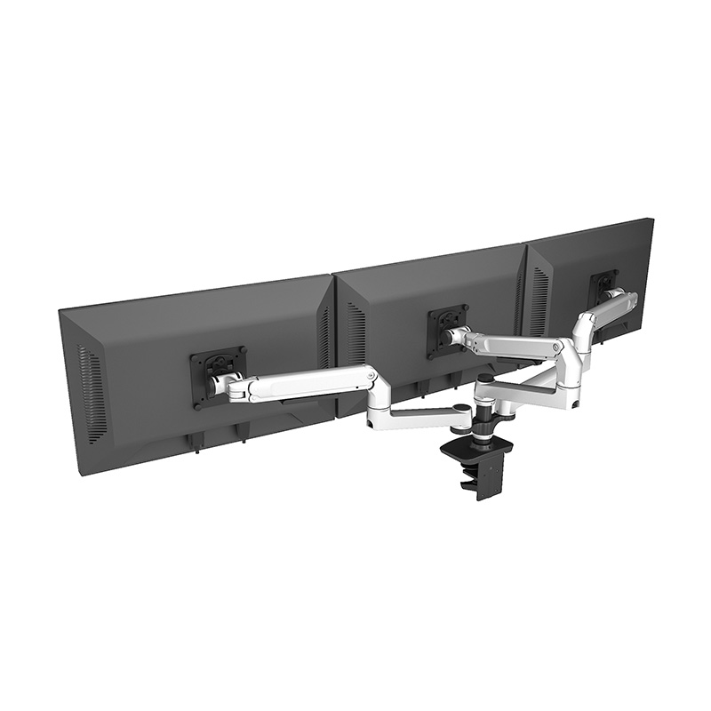 V6-3S Mechanical spring triple monitor arm 