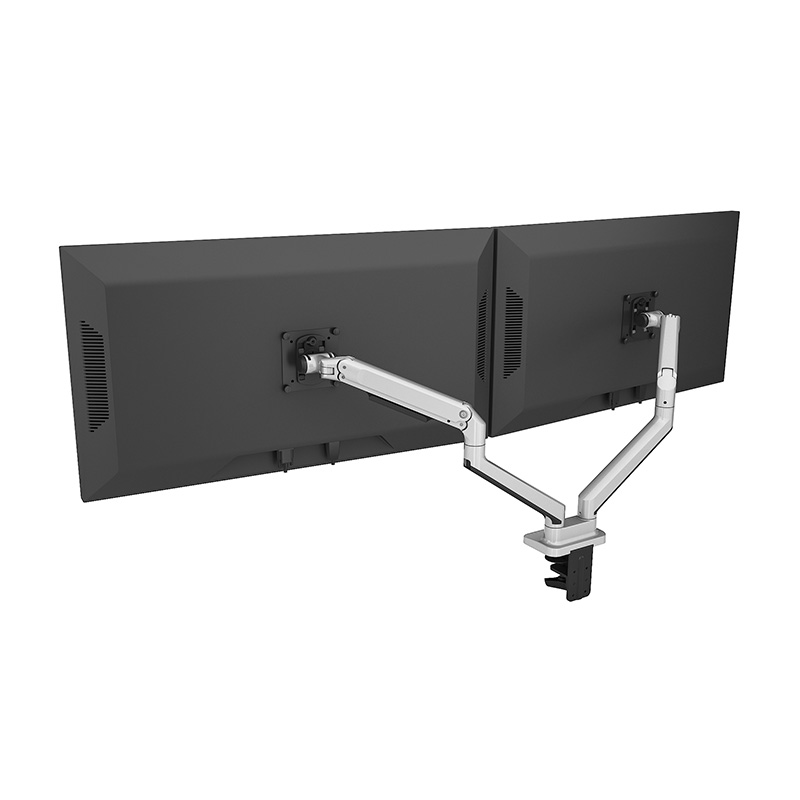 V8-2S Mechanical spring dual monitor arm 