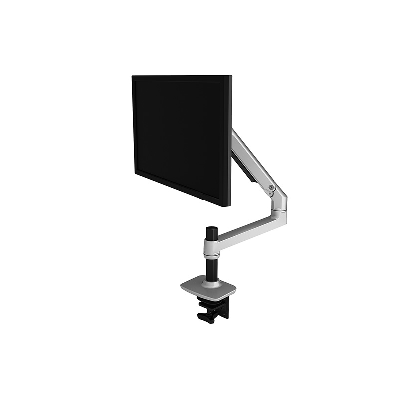 V6 Mechanical spring single monitor arm with pole