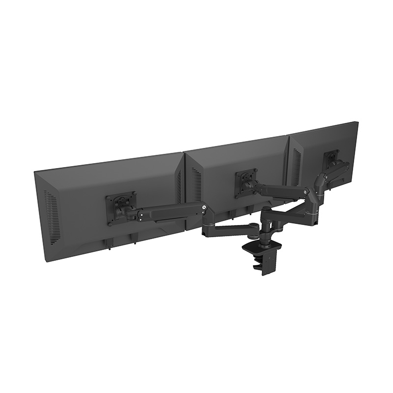 V6-3S Mechanical spring triple monitor arm 