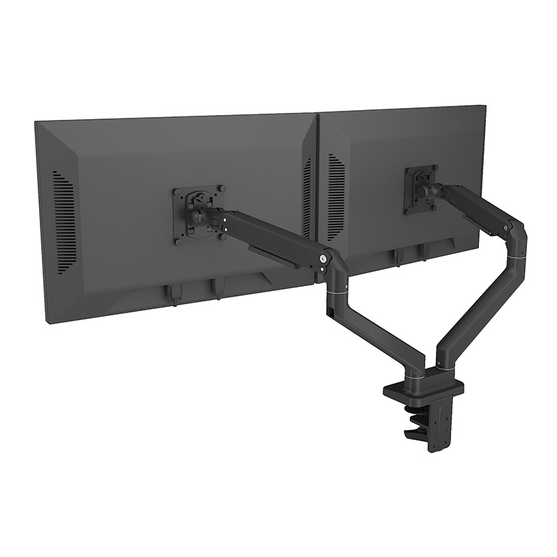 V8-2S Mechanical spring dual monitor arm 