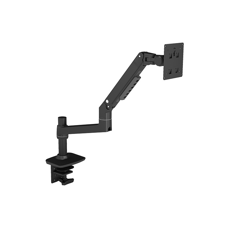 V6 Mechanical spring single monitor arm with pole