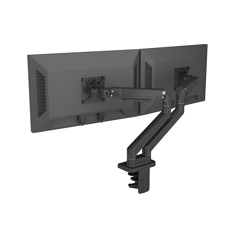 V8-2S Mechanical spring dual monitor arm 