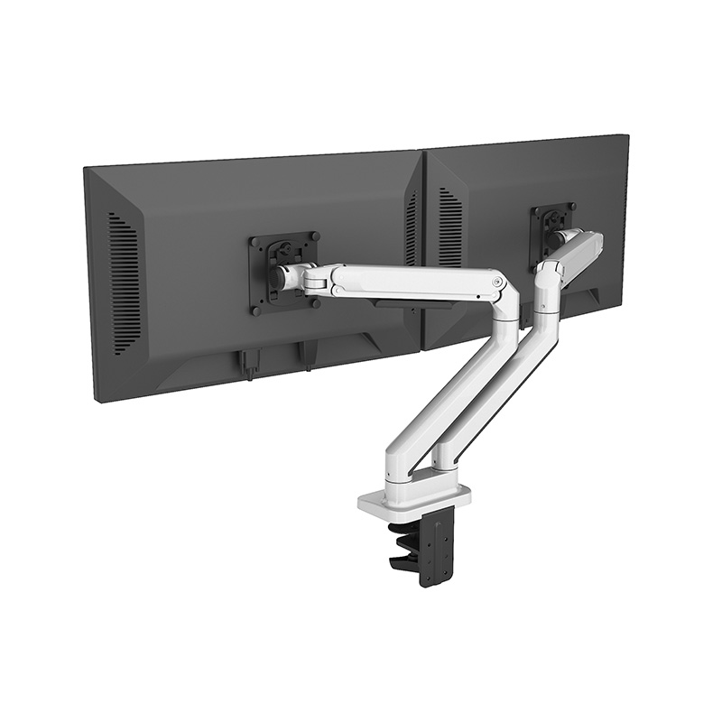 V8-2S Mechanical spring dual monitor arm 