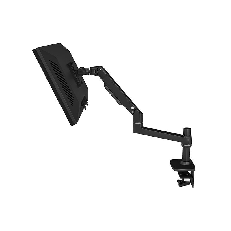 V6 Mechanical spring single monitor arm with pole