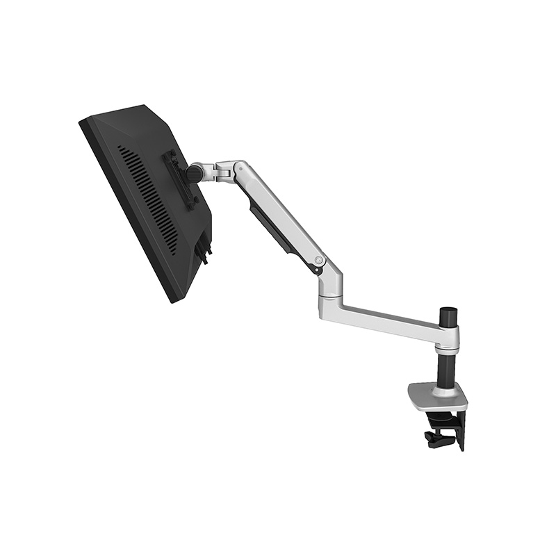 V6 Mechanical spring single monitor arm with pole