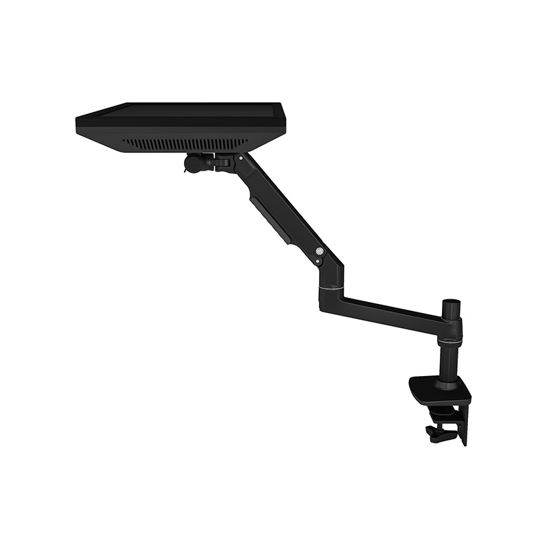 V6 Mechanical spring single monitor arm with pole