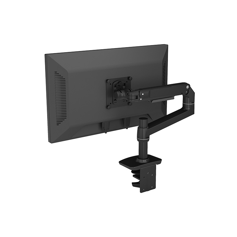 V6 Mechanical spring single monitor arm with pole