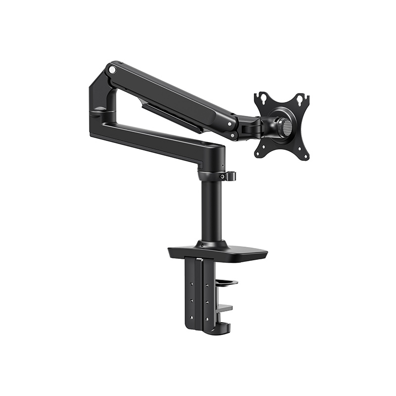 V6 Mechanical spring single monitor arm with pole