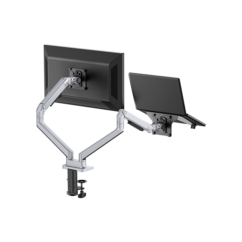 V8-2S Mechanical spring dual monitor arm 