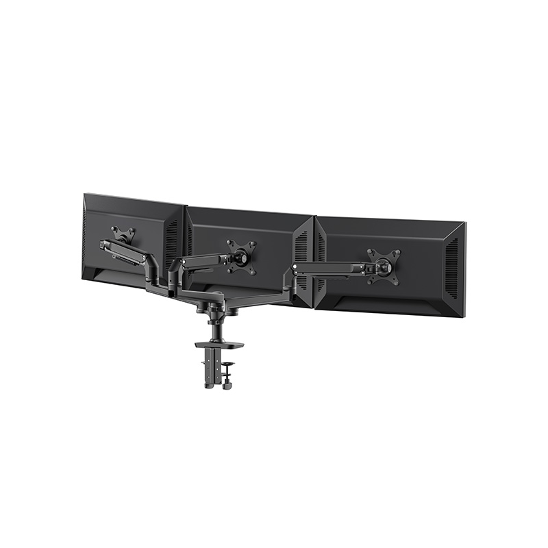 V6-3S Mechanical spring triple monitor arm 