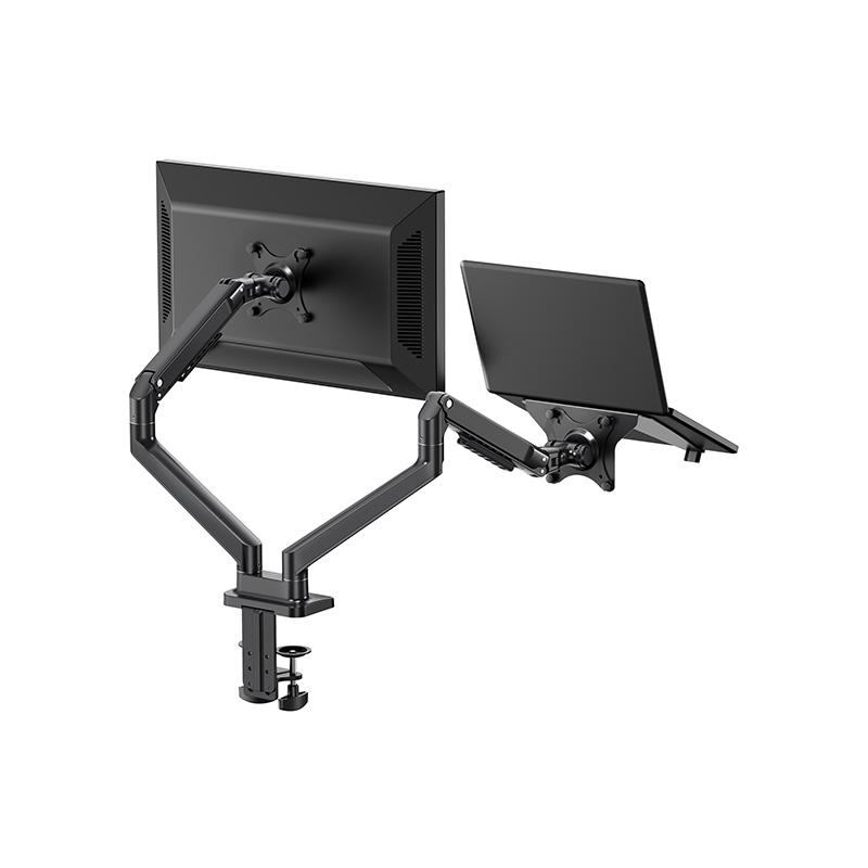 V8-2S Mechanical spring dual monitor arm 